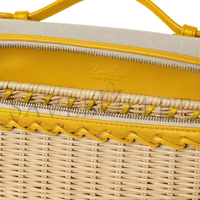 L0r0 P1ana EXTRA POCKET L19 EAST-WEST WICKER FAQ9101_F7XX (19*12*7cm)